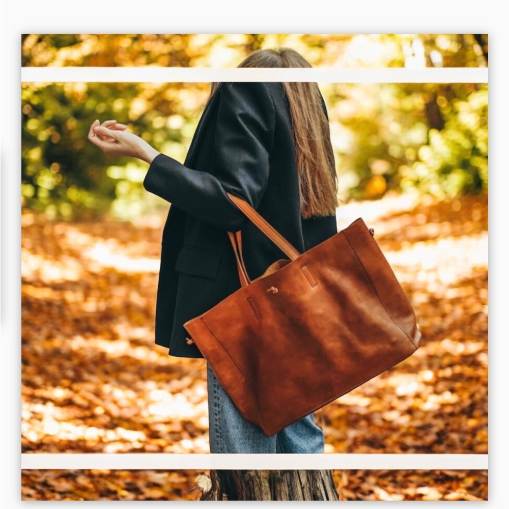 Jack Gomme Atelier GenuineLeather Calm ToteBag Purse -Khaki Made In France RAREā - Picture 2 of 16